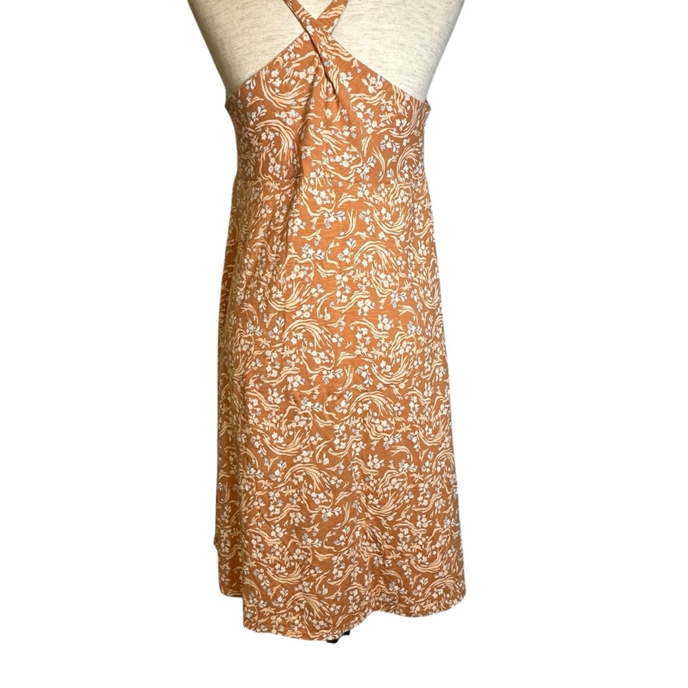 Patagonia Amber Dawn Dress Hillside‎ Trails Toasted Peach Sundress NWT Large - Picture 8 of 13